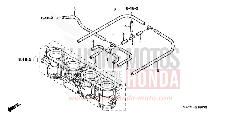 DROSSELKLAPPENGEHAEUSE (LEITUNGSNETZ) (X/Y) von Super Blackbird CANDY PHOENIX BLUE (PB284) von 2000
